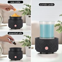 Vente en gros de brûleurs de cire pour tarte en céramique chauffe-bougie chauffe-cire électrique parfumée pour cube de cire