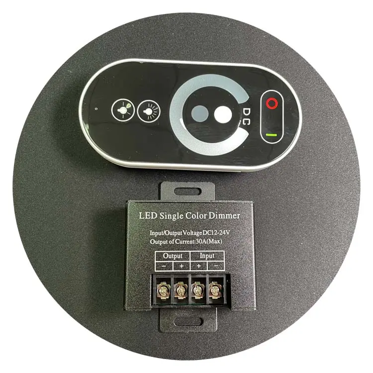 RF 30A Touch dc12v dc24v single color controller LED dimmer for led lights