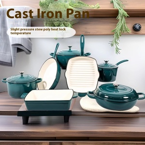 Olla Clásica Multifuncional para Sopa y Guisos, <span class=keywords><strong>de</strong></span> Hierro Fundido Esmaltado, con Superficie <span class=keywords><strong>Antiadherente</strong></span> - Product Image 5