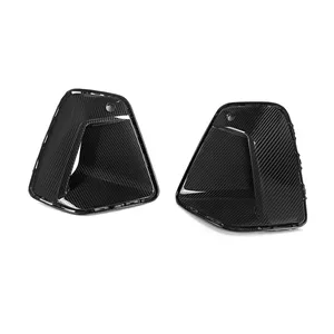 Guardabarros Delantero Lateral de Fibra de Carbono Real Brillante con Tejido Twill 3*3 para BMW Serie 5 G60 G68 I5 Estilo OEM 2024-IN Reemplazo Directo - Product Image 4