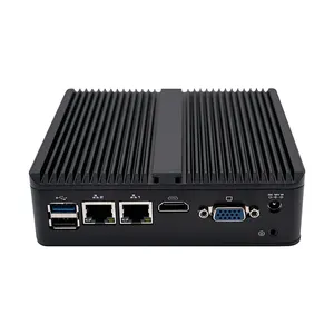 Mini industrial computer Microminiature industrial computer host j1900 four approved system linux industrial