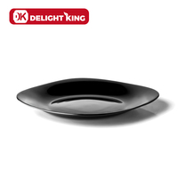 Verrerie opale en stock plat de poisson en verre opale blanc assiette plate en verre bol de soupe de riz pot à lait pour ensemble de dîner