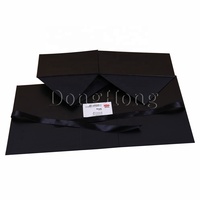 Boîte pliable en carton pour cadeau, emballage plat en papier kraft avec aimant, 5 pièces