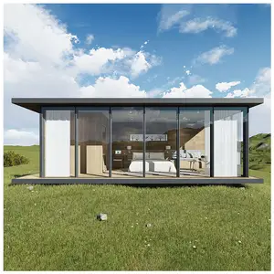 Modern Prefab Villa Light Steel Structure Modular Homes Prefabricated A Frame Houses Steel Villa
