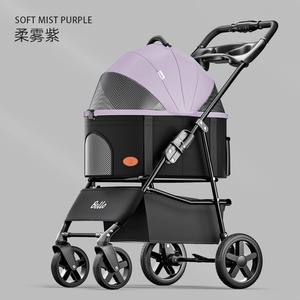 Petstar <span class=keywords><strong>รถ</strong></span><span class=keywords><strong>เข็น</strong></span>สำหรับสัตว์เลี้ยงแบบพับได้<span class=keywords><strong>รถ</strong></span><span class=keywords><strong>เข็น</strong></span>สำหรับสัตว์เลี้ยง4ล้อสำหรับเดินทาง - Product Image 4