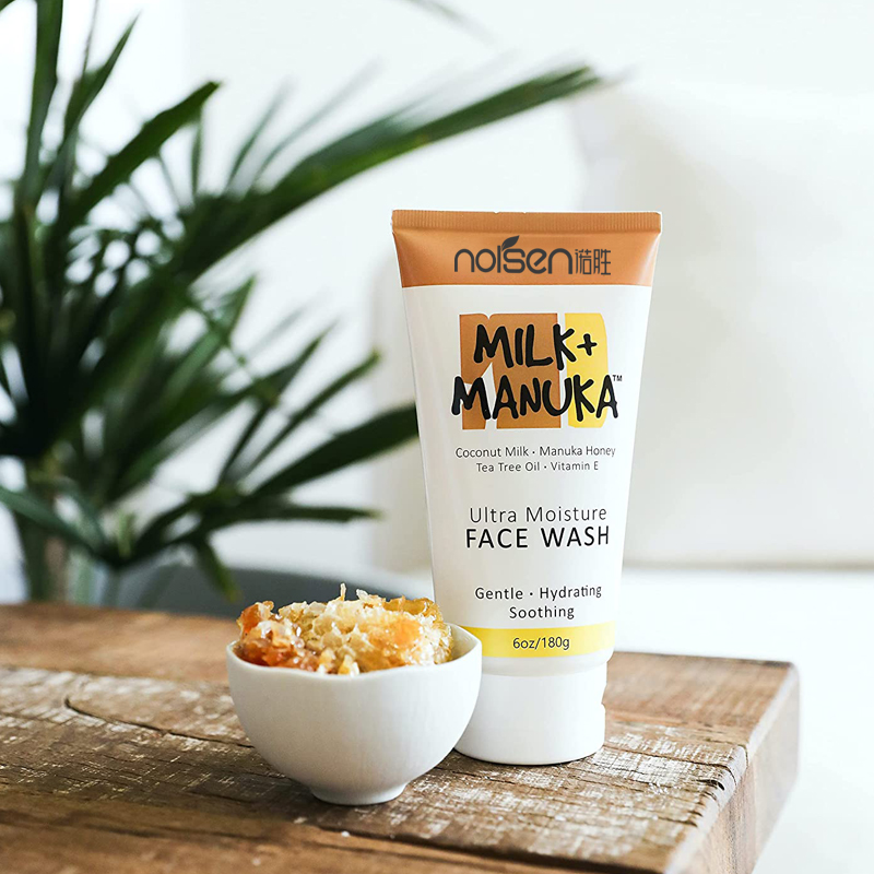 Hot Selling Private Label Face Care Deep Cleansing Black Head Remover Massage Foaming Facial Cleanser For All Skin