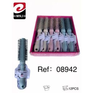 Set di spazzole per capelli MNJ, 12 pezzi, spazzola rotonda per lo styling con setole per la cura dei capelli - Product Image 2