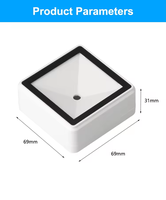 DP8618 QR Code Desktop Scanner Embedded 2D Barcode Module Scanner Engine para Kiosk Self Vending Machine