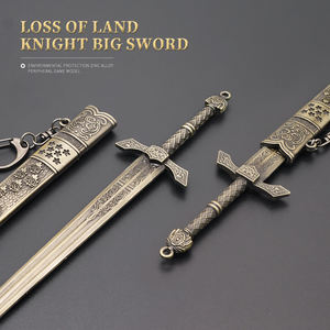 SQUAMA KNIFE juego Merch juego periférico 22CM Katana MODELO DE Metal llavero - Product Image 4