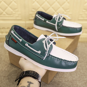 <span class=keywords><strong>Chaussures</strong></span> pour hommes transfrontalières en gros, grande taille <span class=keywords><strong>47</strong></span>, style coréen, tendance, à bout carré, décontractées, en cuir, type mocassins de conduite, été - Product Image 3