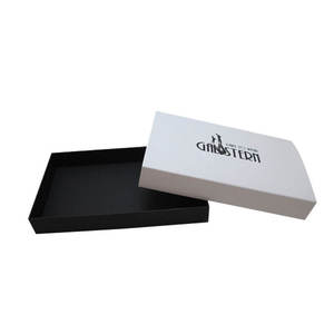 Custom logo Luxury Paper Cardboard Clothing Garment <b>Box</b> Packaging Wholesale <b>Black</b> Shipping <b>Box</b> - Product Image 2