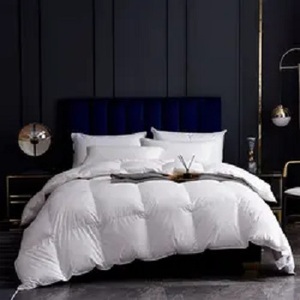 Premium 100% Cotton White King-Size <strong>Duvet</strong> Insert <strong>All</strong> <strong>Season</strong> Medium Warmth Custom Feather Comforter White Cotton Cover for Hotels - Product Image 2