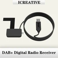 Récepteur de signal numérique DAB + Box de voiture Récepteur DAB + Antenne Interface USB pour l'Europe Unité principale Android Radio de voiture Diffusion Stéréo