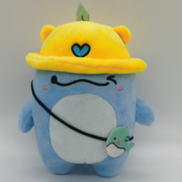 Porte-clés personnalisé en peluche miniature - Peluche super douce avec rembourrage en coton PP, anti-stress, ornement à suspendre au volant (10-20cm) OEM/Personnalisé
