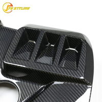 Couvre-moteur en fibre de carbone sèche à clipser pour BMW G87 M2 G80 G81 M3 G82 G83 M4, véritable couvre-moteur en carbone