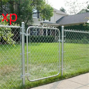 Sắt tráng Chuỗi liên kết hàng rào lưới sân hàng rào an toàn hàng rào 100 ft CuộN Đen - Product Image 2