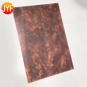 H093 공장 가격 0.8mm 청동 골동품 스테인레스 스틸 시트 금속 316 시트 청동 스테인레스 스틸 패널 - Product Image 4