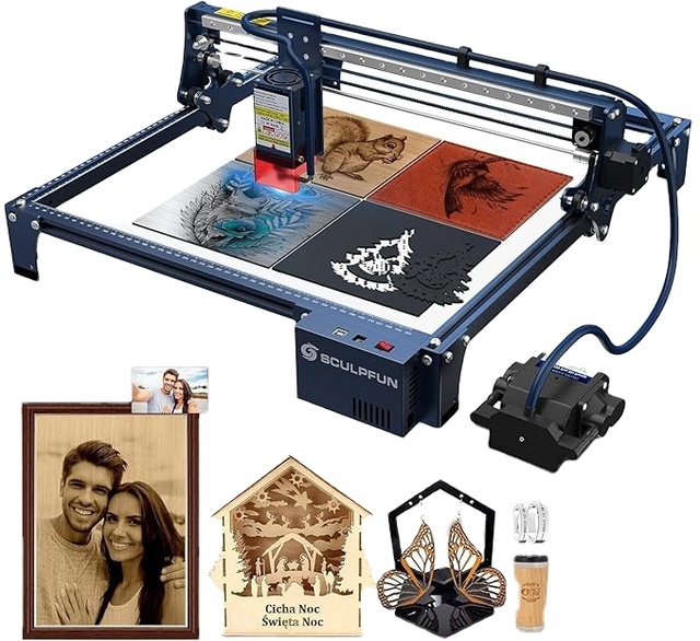 SCULPFUN S30 PRO 10W Hot Selling Lazer Engraver CNC Diode Automatic Laser Engraving and Cutting Machine for Wood and Metal