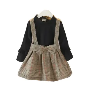 Factory directly wholesale good price hot sale girls autumn dress dresses for 2 year girl