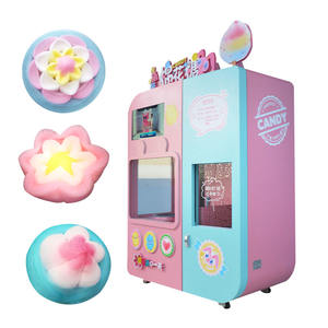 Distributeur automatique de barbe à papa Wifi, petit modèle commercial pour enfants, fonctionnement professionnel par pièces de monnaie, mini distributeur de bonbons - Product Image 2