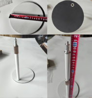 Anneau lumineux LED de 26 cm pour la beauté, support de bureau réglable, panneau lumineux pour photographie, lampe de remplissage pour diffusion en direct, YouTube, TikTok