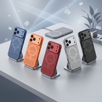 Coque de téléphone antichoc en PC pour iPhone 17 Pro Max, 5 couleurs, magnétique, dissipation thermique, vente en gros