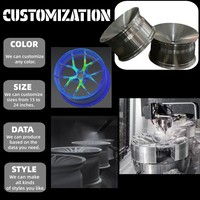 Rueda Monobloque de Aleación de Aluminio Forjado Personalizada WX, Diseño Cóncavo Profundo de 1 Pieza, Rin Forjado Ligero de 18-24 Pulgadas para A4 A5 A6 A7 A8