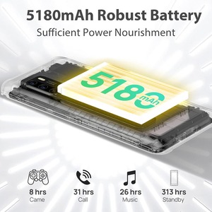 สมาร์ทโฟน <span class=keywords><strong>Armor</strong></span> <span class=keywords><strong>X10</strong></span> Pro ทนทาน กันน้ำ หน้าจอ 5.45 นิ้ว 4GB 64GB Android 11 NFC โทรศัพท์มือถือ Helio P22 Octa Core - Product Image 3