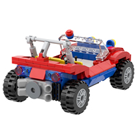 Voiture de course créative Leguoguo MOC MOOXI MOC1296 Jouets d'action Blocs et jouets de construction pour enfants Poupée
