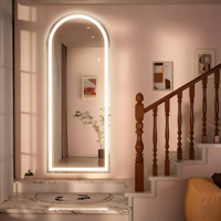 Espejo Inteligente Retroiluminado Antivaho de 5mm sin Cobre para Baño, Personalizable al por Mayor para Proyectos de Hoteles, Apartamentos y Renovaciones de Fábricas
