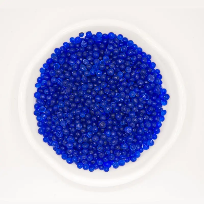 High Absorption Color Changing blue silica gel beads raw material humid dry silica gel bag small desiccan manufacturing plant