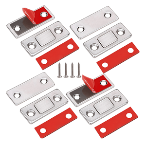 Fermaporta Magnetico Moderno Resistente, Chiusura Magnetica Sottile in Acciaio, Magneti Potenti per Armadi, Accessori per Porte Scorrevoli del Soggiorno - Product Image 1