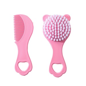 Juego de cuidado de bebé recién nacido, cepillo de limpieza de dibujos animados de oso, hecho de plástico, venta al por mayor, suministros para madre y bebé - Product Image 5