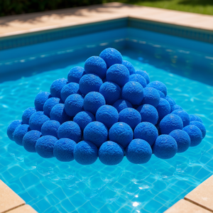 Boules filtrantes bleues pour piscine, 1,5 lb, filtre à sable réutilisable pour pompe de piscine - Product Image 2