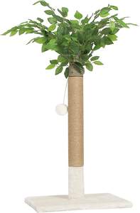 เสารอยขีดข่วนทำจากป่านศรนารายณ์เสาสำหรับแมวสูงเสาลับเล็บแมวธรรมชาติกรอบปีนเขา32นิ้วแบบยั่งยืน - Product Image 2