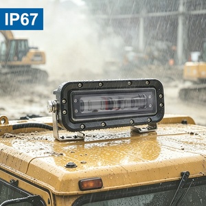 Red <b>LED</b> <b>Light</b> 30W DC10-80V IP67 Safety Lamp for Dangerous <b>Working</b> Area Truck 30W Red <b>LED</b> Bright Illumination Enhances Visibility - Product Image 2