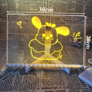 Lavagna Luminosa LED in Acrilico, 7 Colori, Tavoletta da Disegno Cancellabile, Lavagna Luminosa per Bambini, Decorazione Casa e Ristorante, Regalo, Luce Notturna - Product Image 4