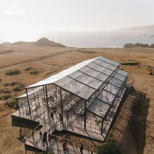 Carpas para Eventos con Marco de Aluminio Negro, Carpa Transparente para Festivales, Carpas de Lujo para Bodas y Fiestas para 300 Personas, Eventos al Aire Libre - Product Image 5