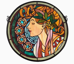 Mini Ventana de Vidrio Emplomado Personalizada para Capilla Familiar, Pequeña Iglesia Cristiana - Product Image 1