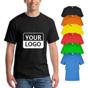 Camisetas Extra Grandes para Hombre, 100% Algodón, Lisas, con Estampado Puff, Diseño Gráfico Personalizado, Camisetas Blancas Lisas para Hombre - Product Image 3