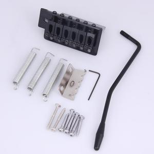 Ensemble d'accessoires de guitare à 6 cordes en métal comprenant une selle de cordier standard SQ Tremolo Bridge pour guitare <span class=keywords><strong>Strat</strong></span> - Product Image 2