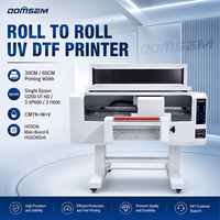Impresora de Etiquetas UV DTF A3 de 30 cm, Impresión y Laminación de Rollo a Rollo Todo en Uno con Tablero HOSON