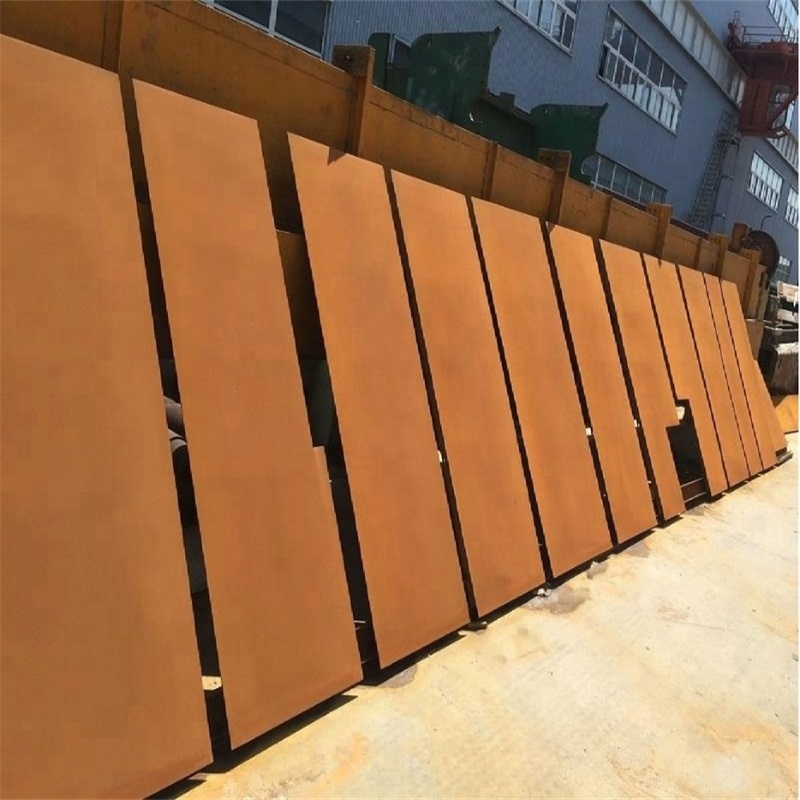 weather plate Q235NH corten A steel plate 5mm thickness sheet  hot rolled steel plate