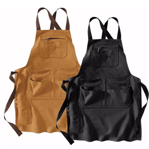 Bền Bông Vải Làm Việc Tạp Dề Tái Sử Dụng Với Đa-Túi Và Cross-Trở Lại Dây Đeo Phù Hợp Với Tất Cả Các Kích Thước Cơ Thể Công Cụ Làm Việc Tạp Dề - Product Image 1