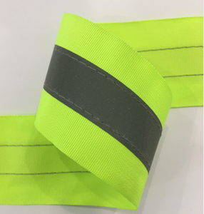 <span class=keywords><strong>Cinta</strong></span> reflectante de alta visibilidad para chaleco de seguridad ropa tira reflectante para coser en uniforme directo de fábrica - Product Image 3