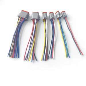 IATF16949 Deutsch公母DT 2 <span class=keywords><strong>3</strong></span> 4 6 8 12针自动防水电线连接器线束18AWG 15CM厘米 - Product Image 2