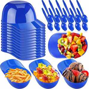 Tazón de plástico personalizado al por mayor de 20 oz con forma de casco de béisbol para helado y snacks - Product Image 4