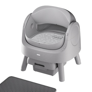 Pour AutoScooper Bac à litière pour chat à détection automatique, à ouverture supérieure, à roulement, double mode (automatique/manuel), grande chambre, autonettoyant - Product Image 1