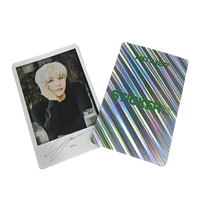 Nouvelle carte énorme holographique de luxe avec cartes Kpop Lomo Kpop 1 grande boîte