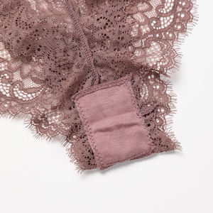 Braga Sexy de encaje Floral, Braga Hipster sin costuras con parte trasera en T, Tanga - Product Image 5